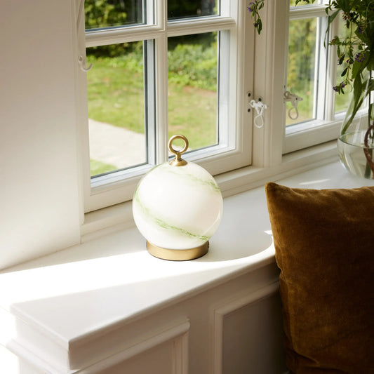 Halo Design Stockholm Portabel Bordslampa Marble Green- Antique