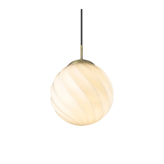 Halo Design Twist Taklampa Ball Ø25 cm, Opal/Antique