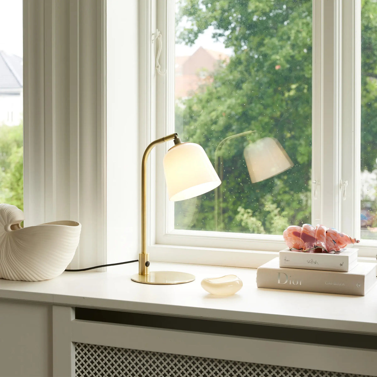 Halo Design Room 49 Bordslampa Ø15 cm, Opal/ Antique
