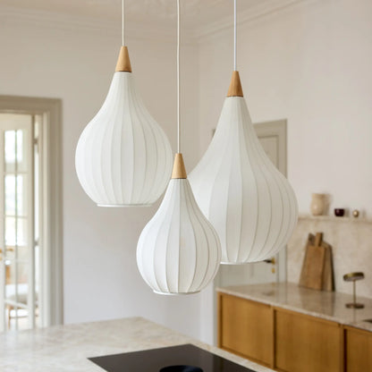 Halo Design Drops Textile Taklampa Ø38 cm White