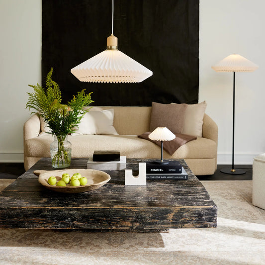 Halo Design Paris Bordslampa Ø24 cm Clean White/ Svart