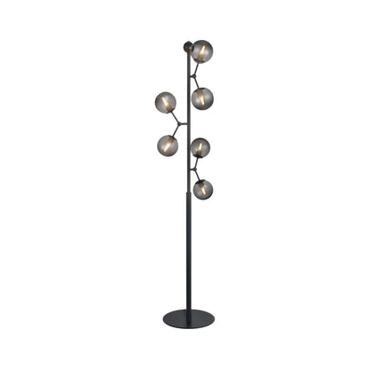 Halo Design Atom Golvlampa, Smoke/Svart