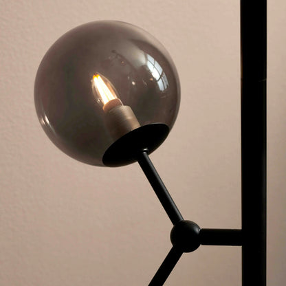 Halo Design Atom Golvlampa, Smoke/Svart