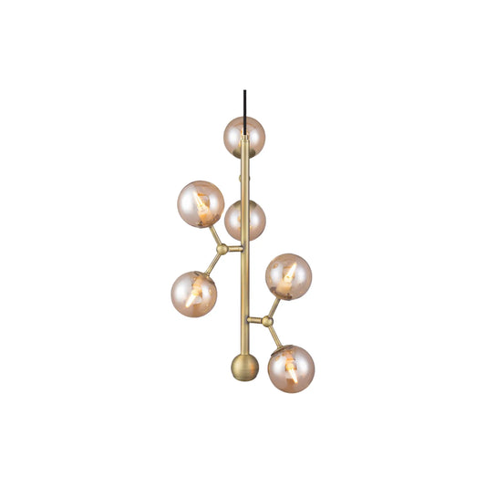 Halo Design Atom Taklampa Vertikal, Amber/Antique