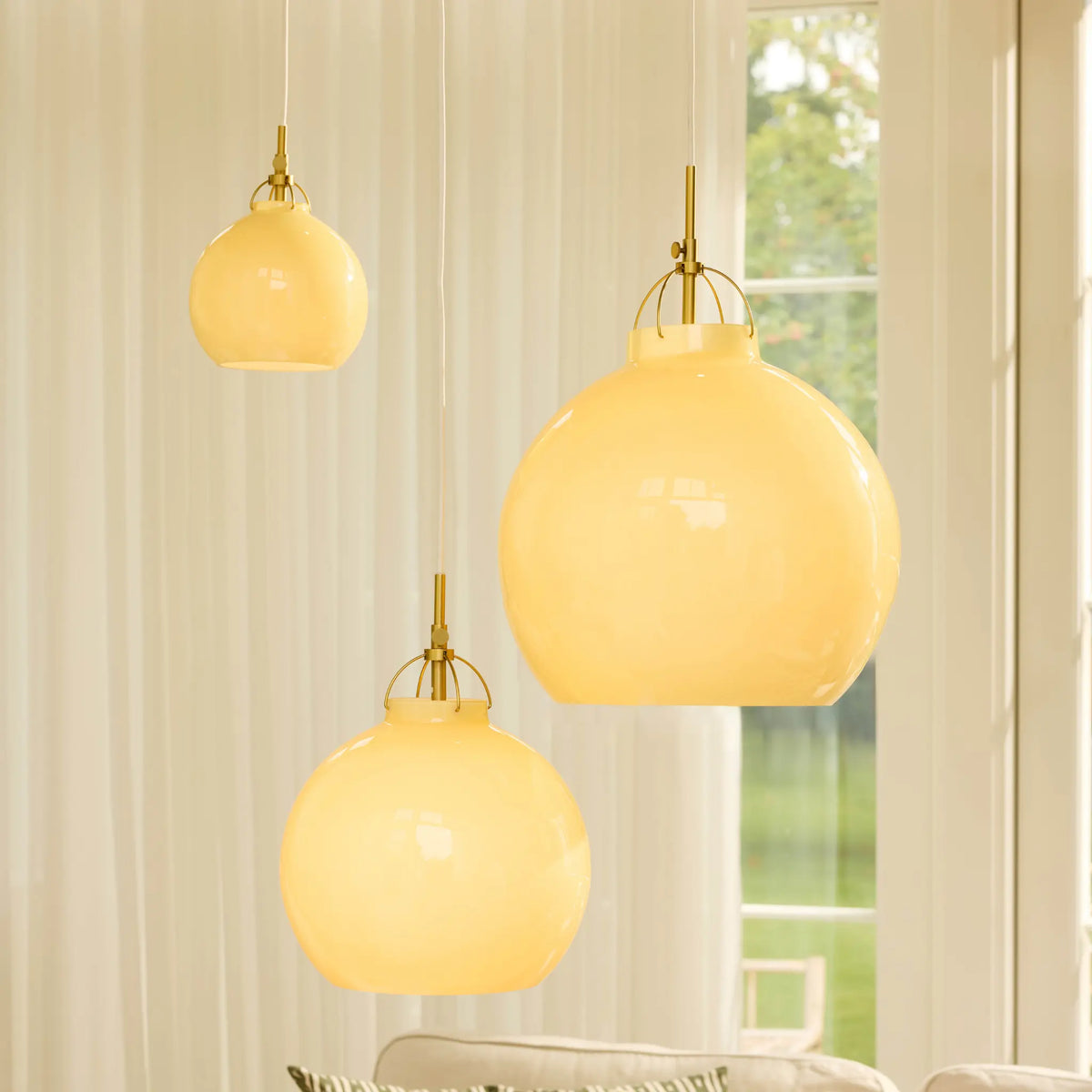 Halo Design Toscana Taklampa Ø36 cm, Cream