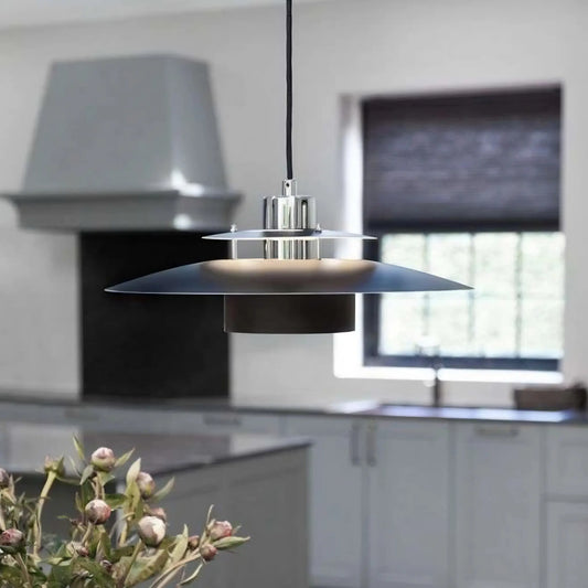 Halo Design Sørup Taklampa Ø40 cm, Svart/Koppar