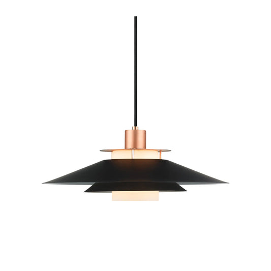 Halo Design Rivoli Taklampa Ø40 cm, Svart/Koppar