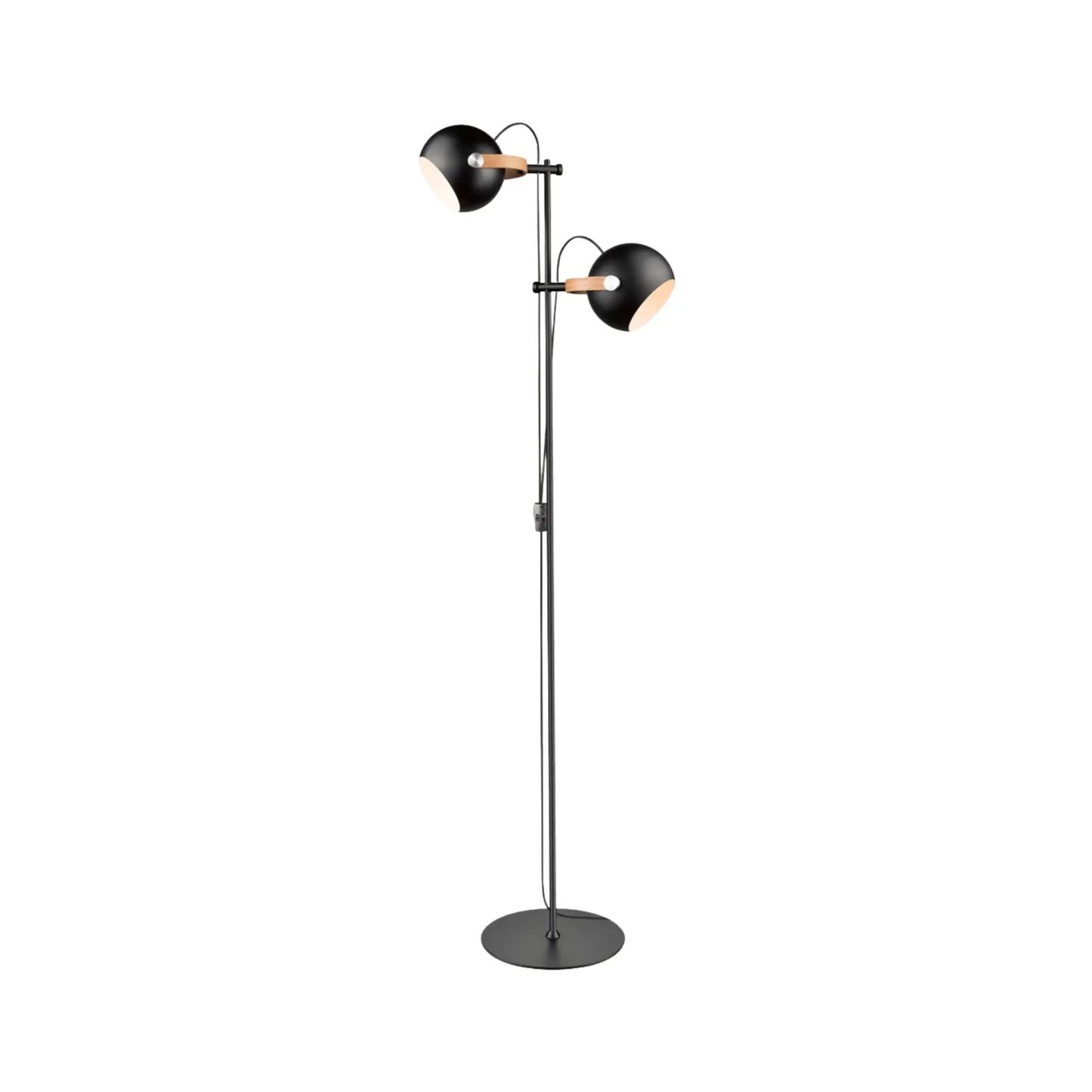 Halo Design DC Golvlampa 2 Ljuskällor Ø18 cm, Svart
