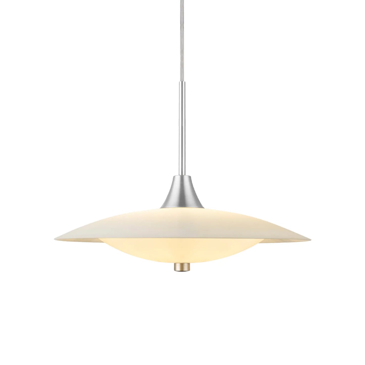 Halo Design Baroni Taklampa Ø35 cm, Opal/Borstat Stål