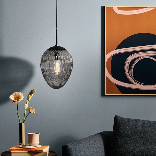 Halo Design Woods Taklampa Ø25 cm, Smoke