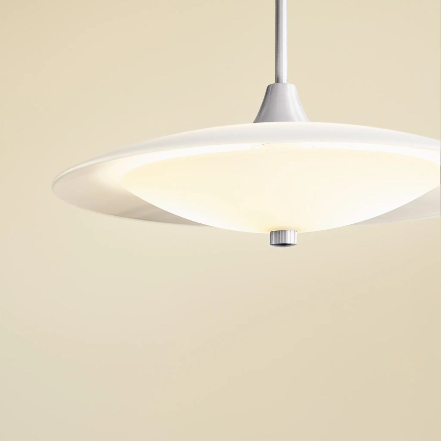 Halo Design Baroni Taklampa Ø40 cm, Opal/Borstat Stål