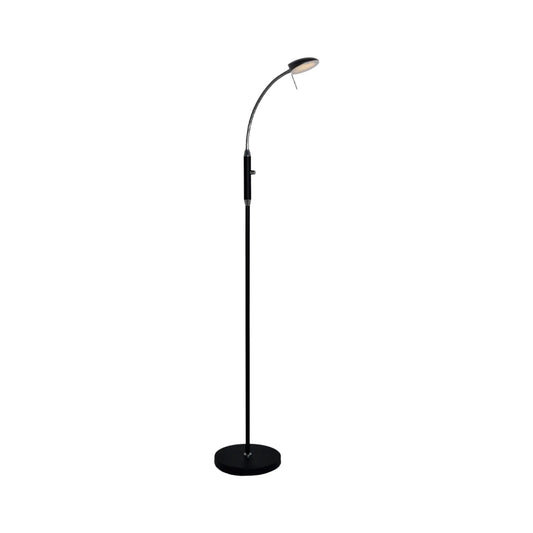 Halo Design Vegas Golvlampa 1 Ljuskälla, Svart/Chrom