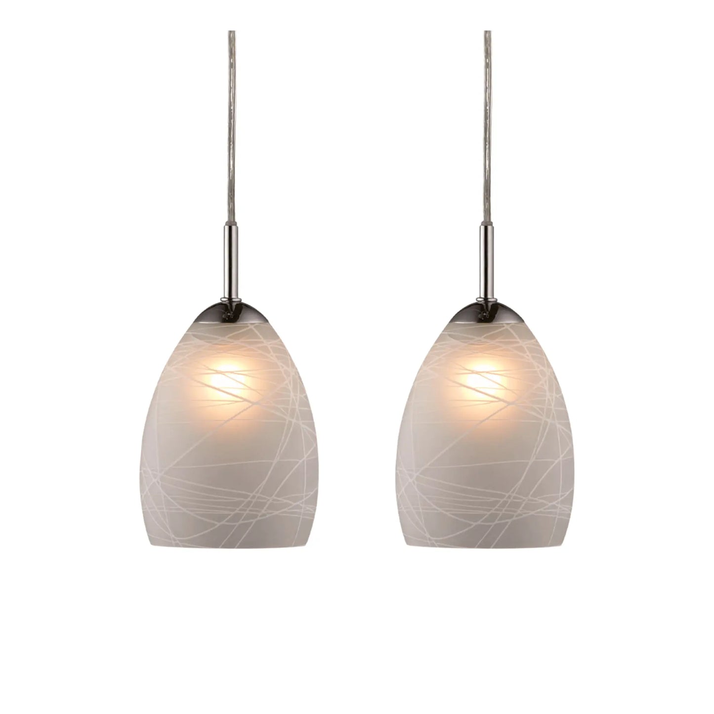 Halo Design Winner Taklampset Ø12 cm, Mönstrad/Chrom