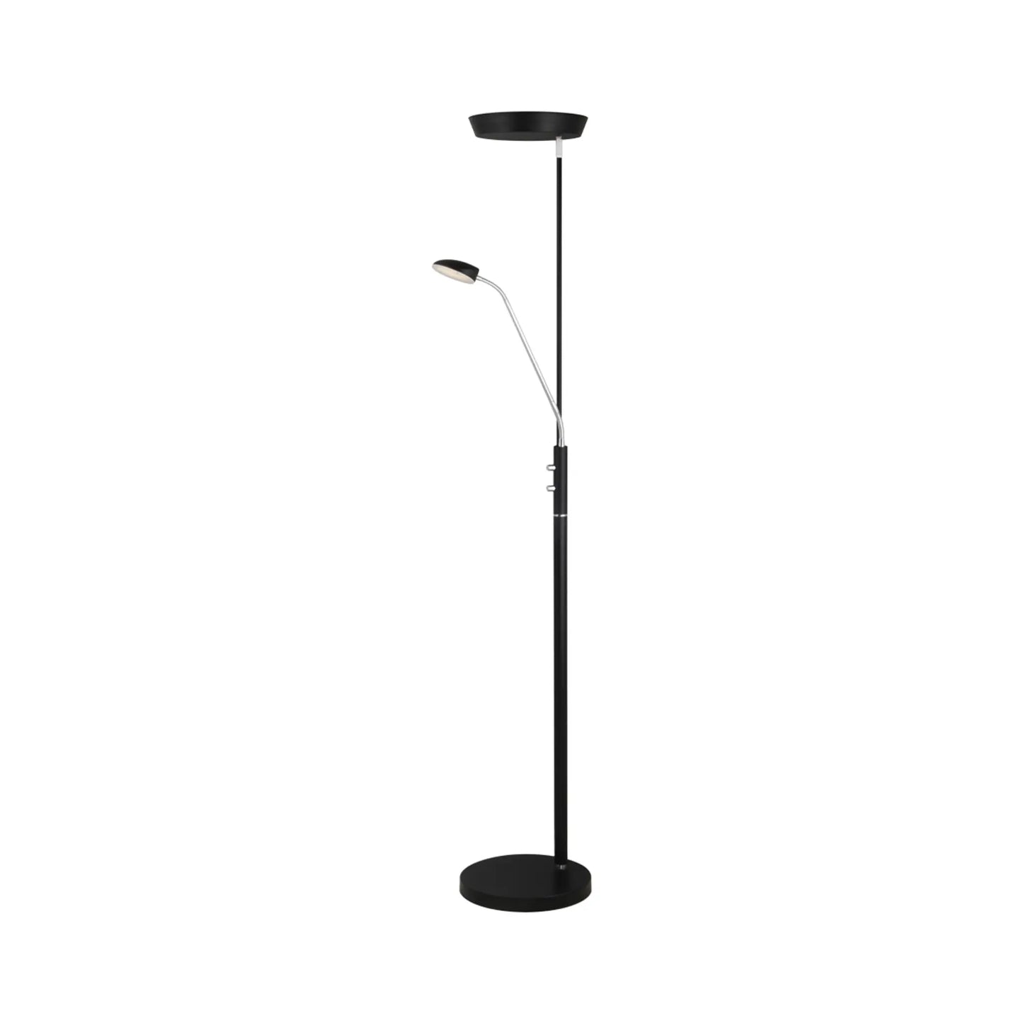 Halo Design Vegas Golvlampa Kombinerad, Svart/Chrom