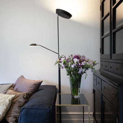 Halo Design Vegas Golvlampa Kombinerad, Svart/Chrom