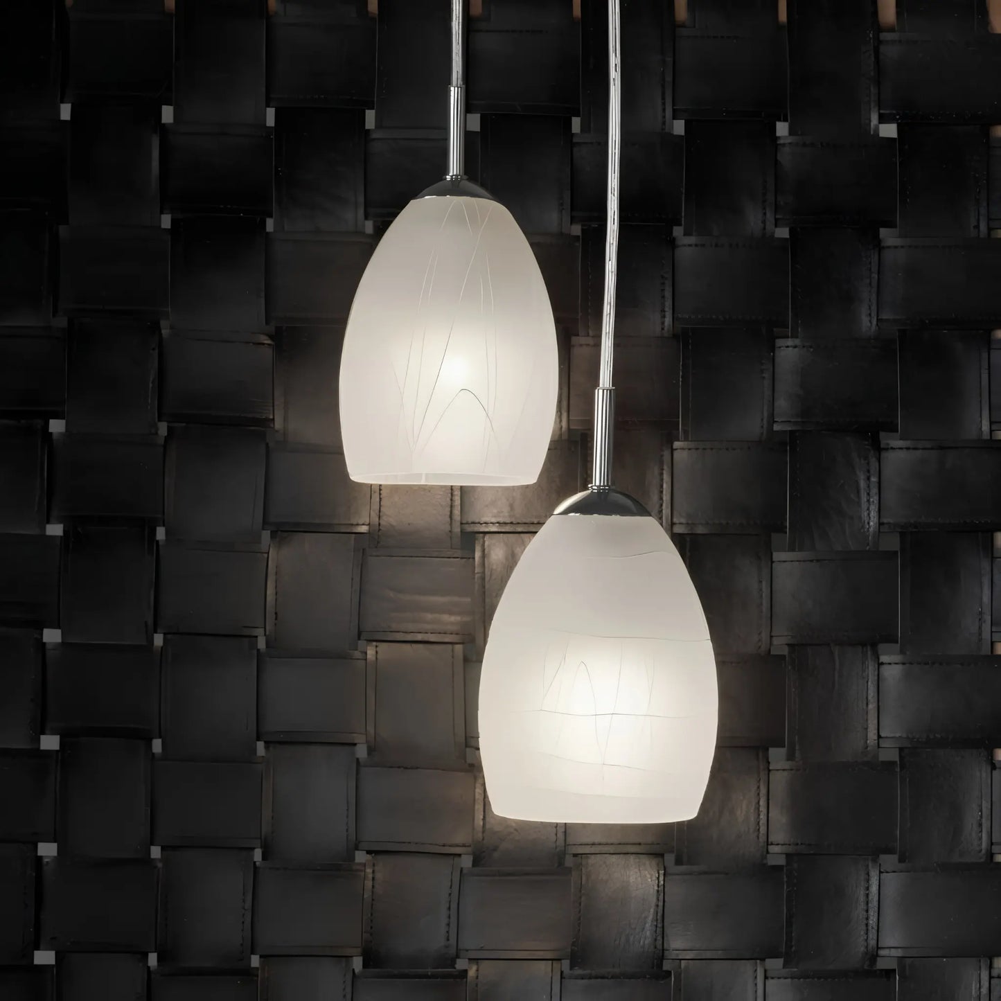 Halo Design Winner Taklampset Ø12 cm, Mönstrad/Chrom