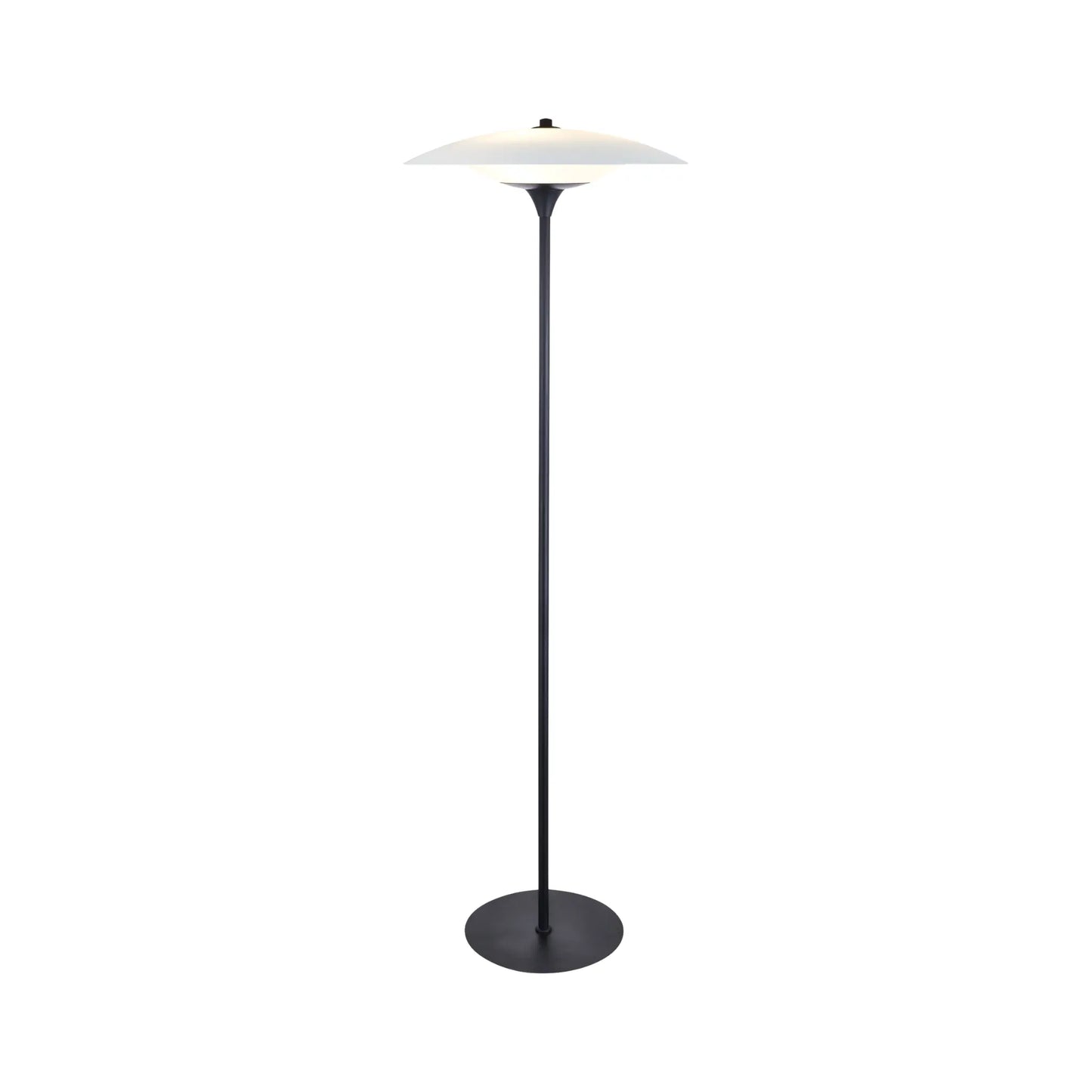 Halo Design Baroni Golvlampa Ø46 cm, Opal/Svart