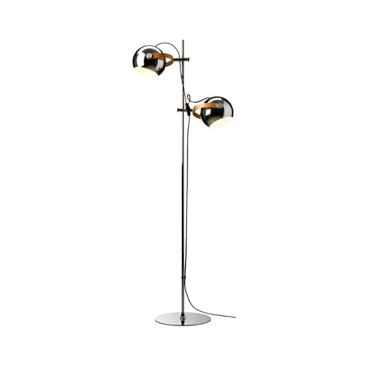 Halo Design DC Golvlampa 2-Armad Ø18 cm, Chrome