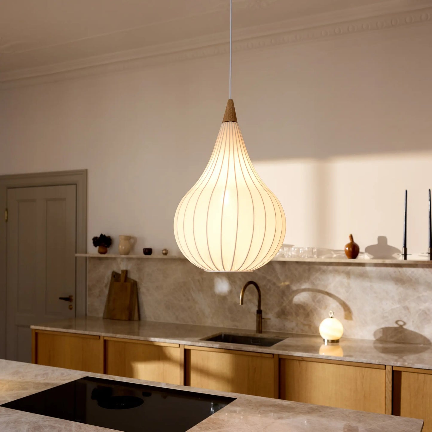 Halo Design Drops Textile Taklampa Ø38 cm White