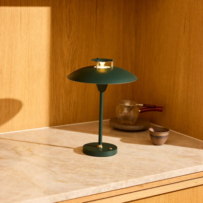 Halo Design Stepp 1-2-3 Portabel Bordslampa, Dark Green