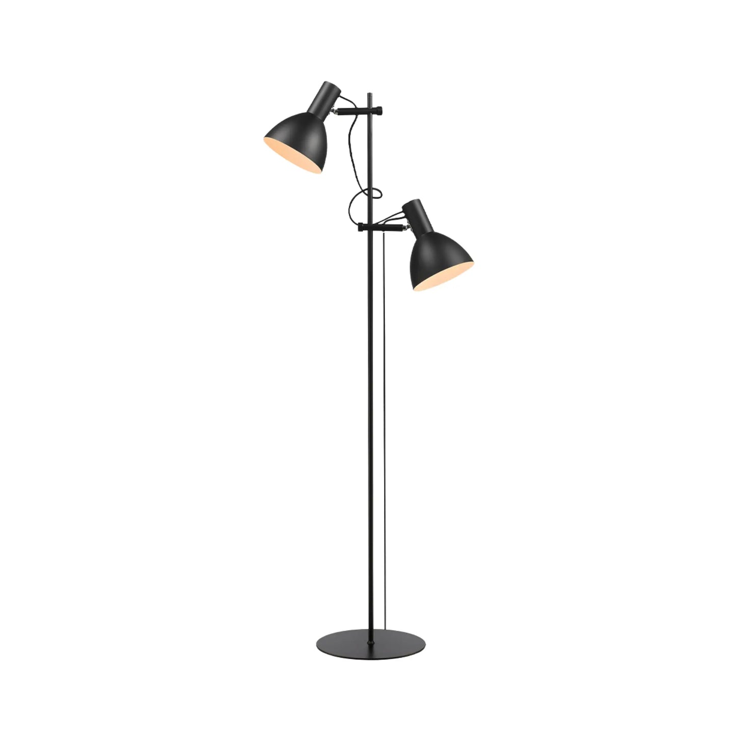 Halo Design Baltimore Golvlampa 2 Ljuskällor Ø18 cm, Svart