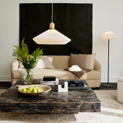 Halo Design Paris Golvlampa Ø56 cm Clean White/ Svart