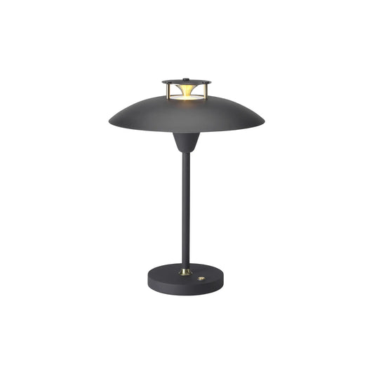 Halo Design Stepp 1-2-3 Portabel Bordslampa, Black