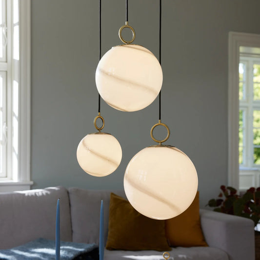 Halo Design Stockholm Taklampa Ø18 cm Marble Grey