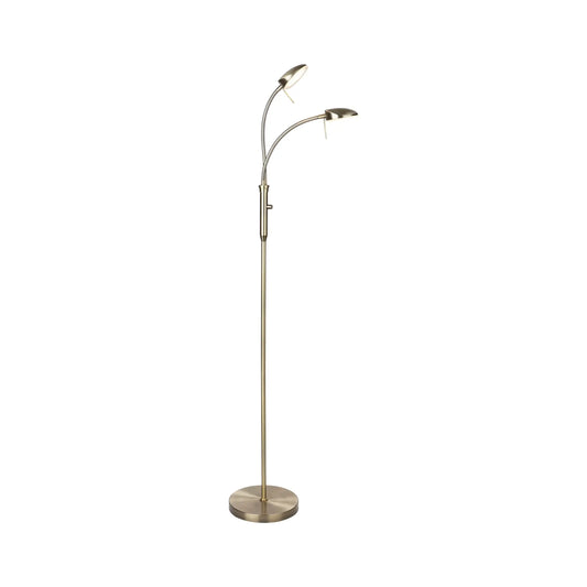Halo Design Vegas Golvlampa 2 Ljuskällor, Antique
