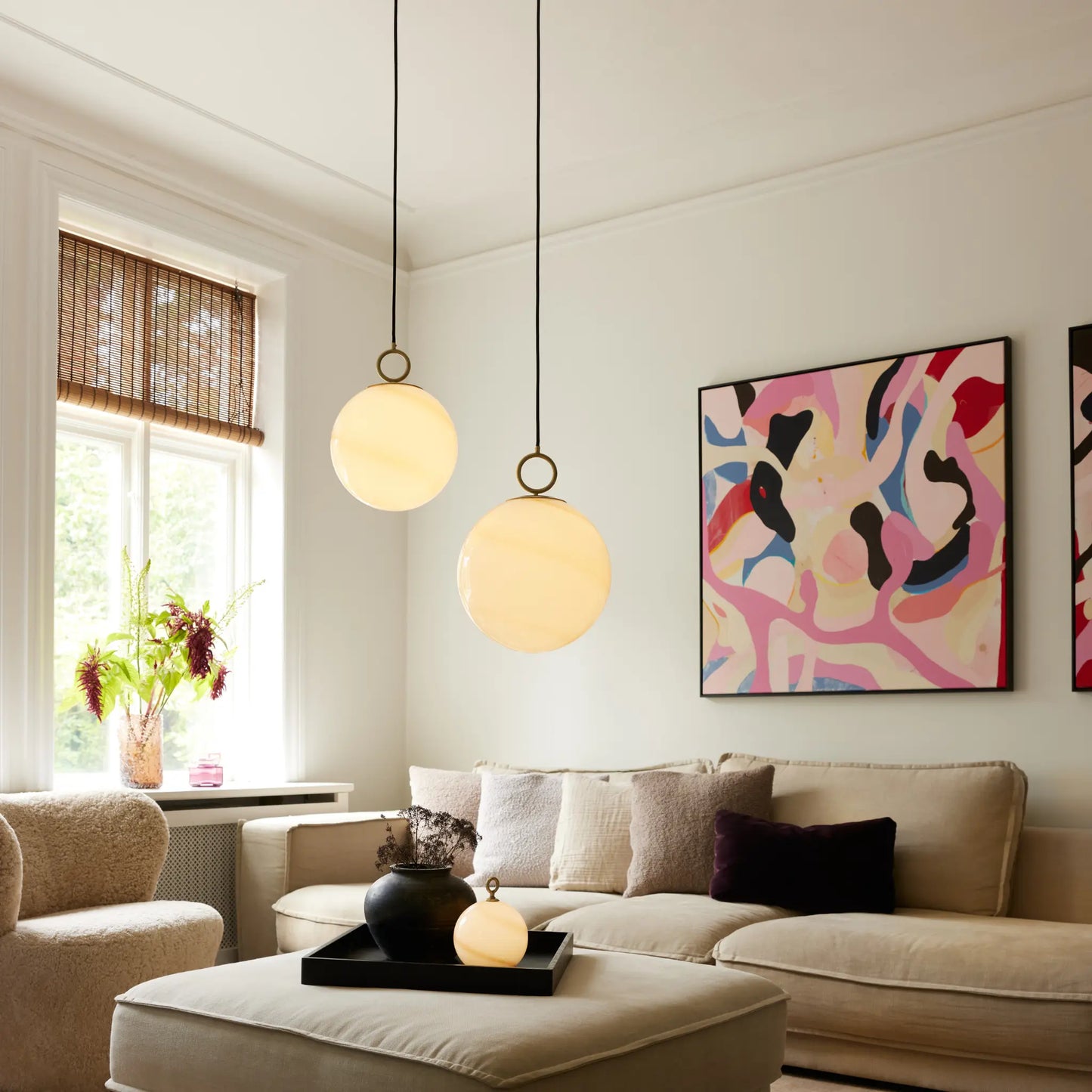 Halo Design Stockholm Taklampa Ø30 cm Marble Brown