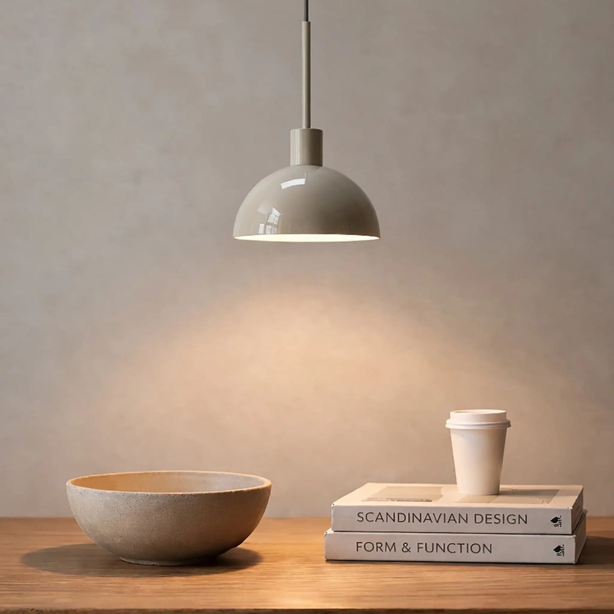 Herstal Vienda Pendellampa, Putty Grey