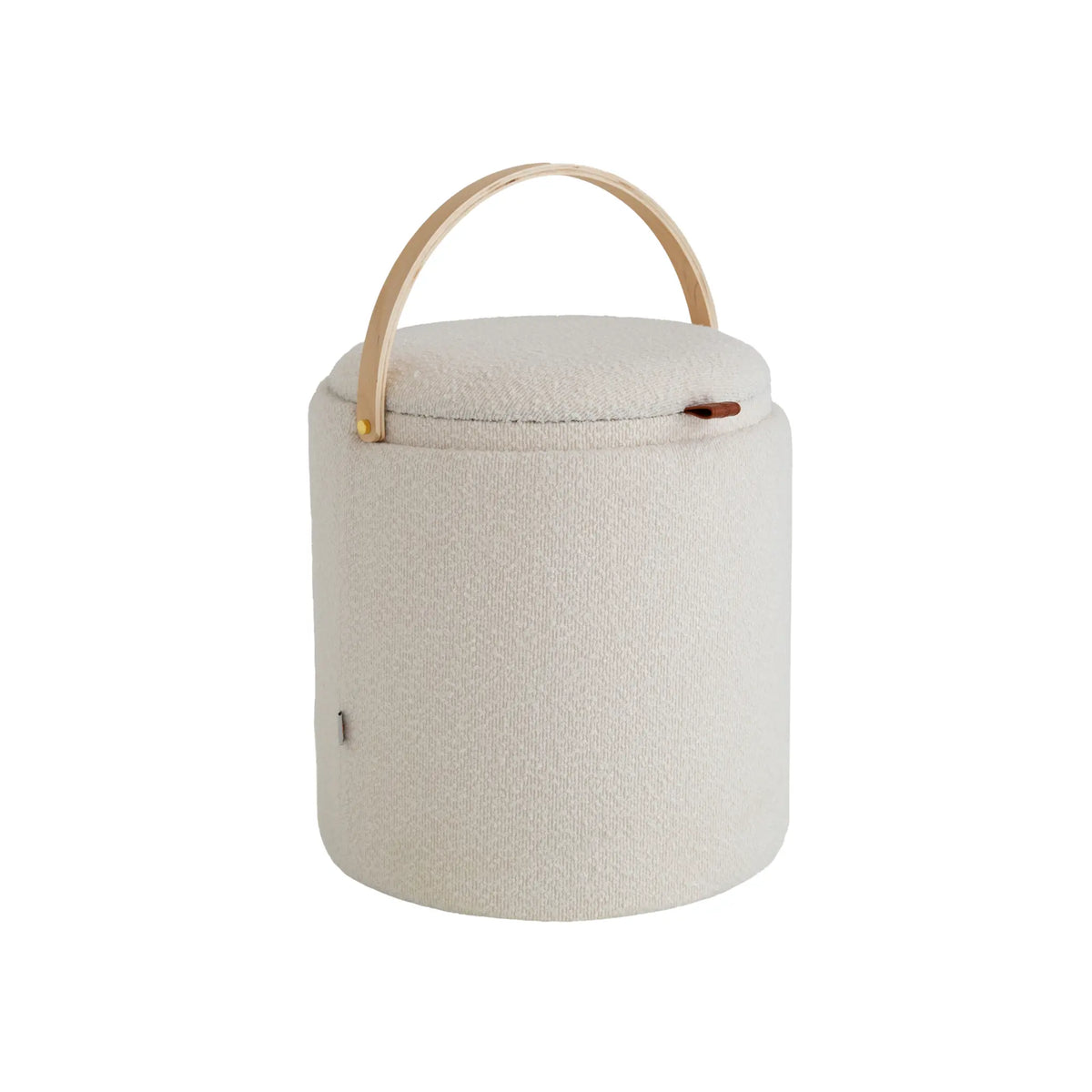 Holmen Modena Puff med Förvaring 40x40 cm, Vit