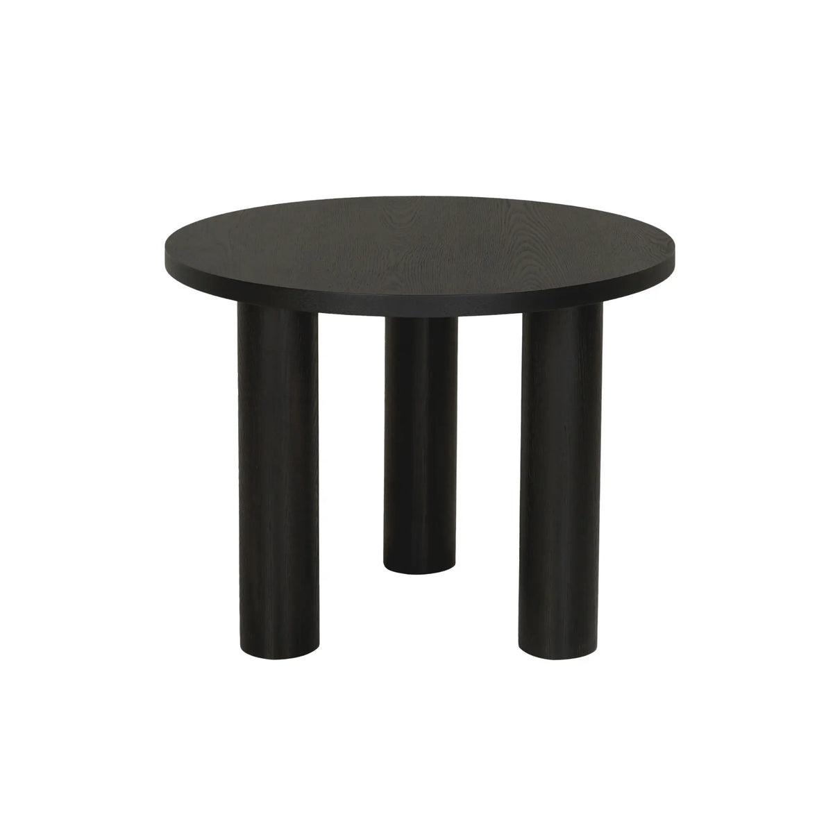 Holmen Macala Sidobord Ø65 cm, Svart