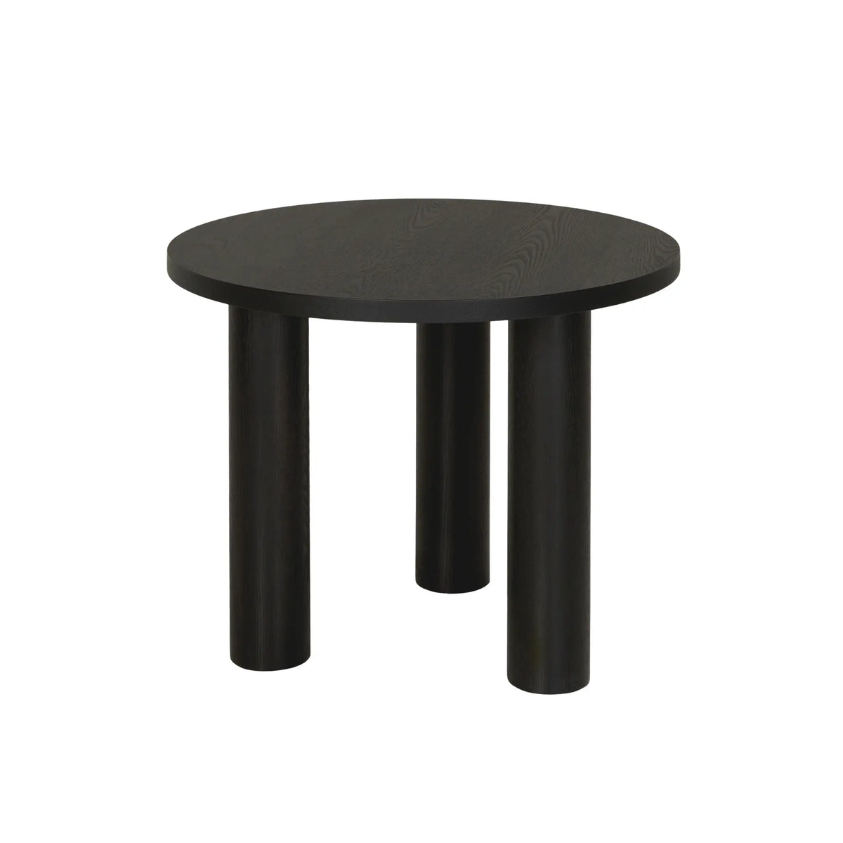 Holmen Macala Sidobord Ø65 cm, Svart