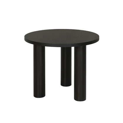 Holmen Macala Sidobord Ø65 cm, Svart