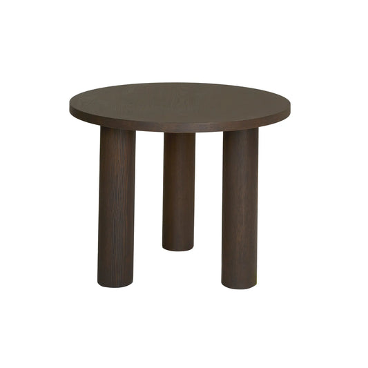 Holmen Macala Sidobord Ø65 cm, Brun