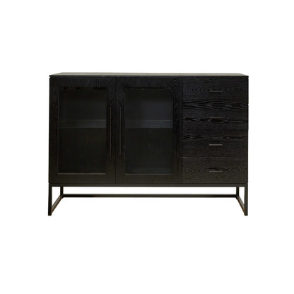 Holmen Lavall Skänk 150x40 cm, Svart