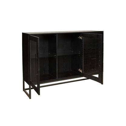 Holmen Lavall Skänk 150x40 cm, Svart
