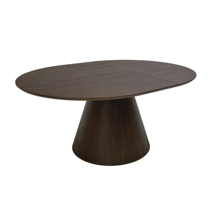 Holmen Kuban Matbord Ø140-180 cm, Brun