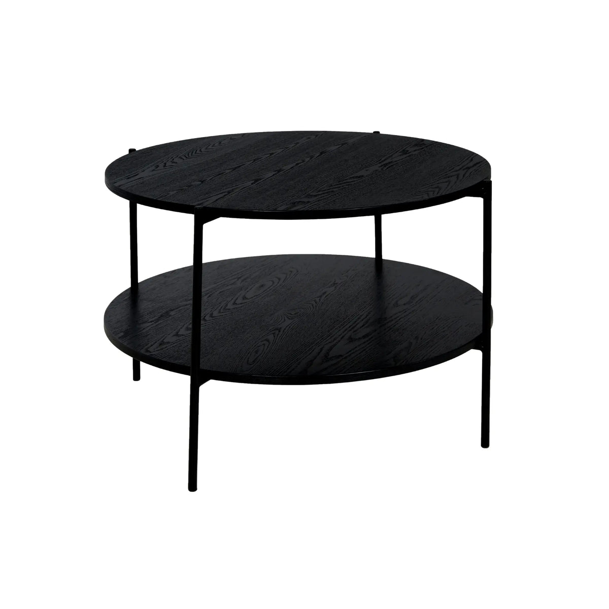 Holmen Asker Soffbord Ø80 cm, Svart