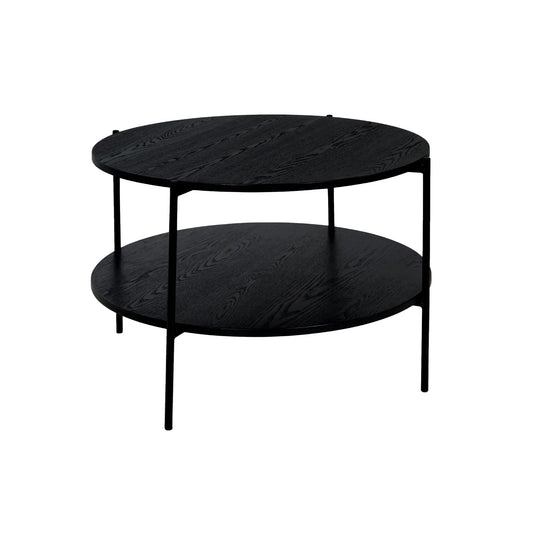 Holmen Asker Soffbord Ø80 cm, Svart
