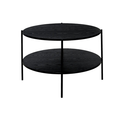 Holmen Asker Soffbord Ø80 cm, Svart