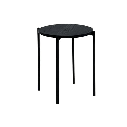 Holmen Asker Sidobord 3-pack Ø40/Ø45 cm, Svart