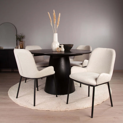Holmen Whitney Matstol 53x58 cm, Beige