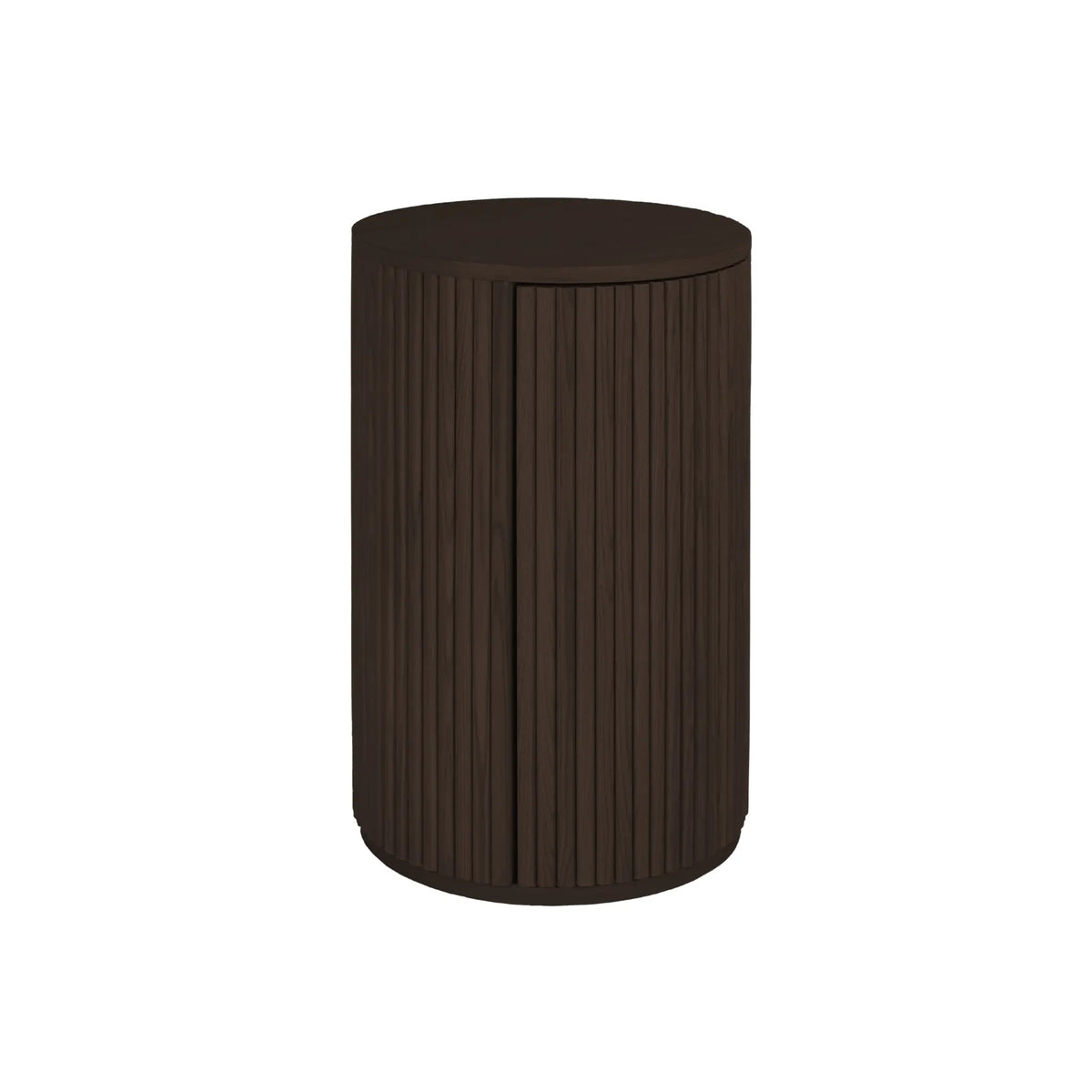 Holmen Tonga Sängbord Högerhängt Ø40 cm, Brun