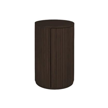 Holmen Tonga Sängbord Högerhängt Ø40 cm, Brun