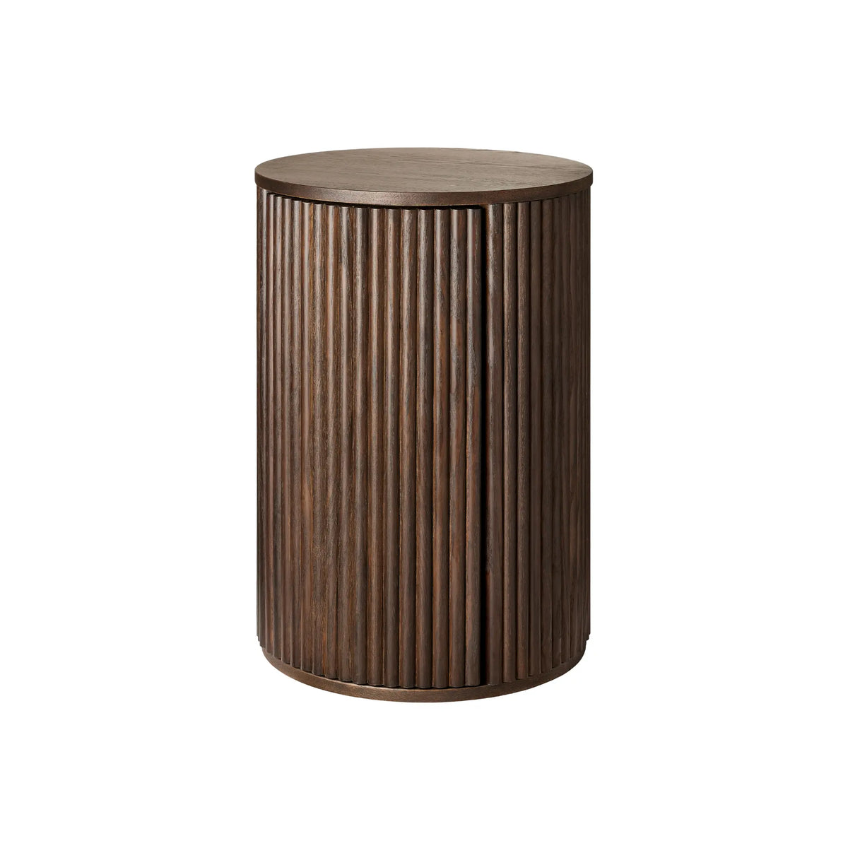 Holmen Tonga Sängbord Vänsterhängt Ø40 cm, Brun