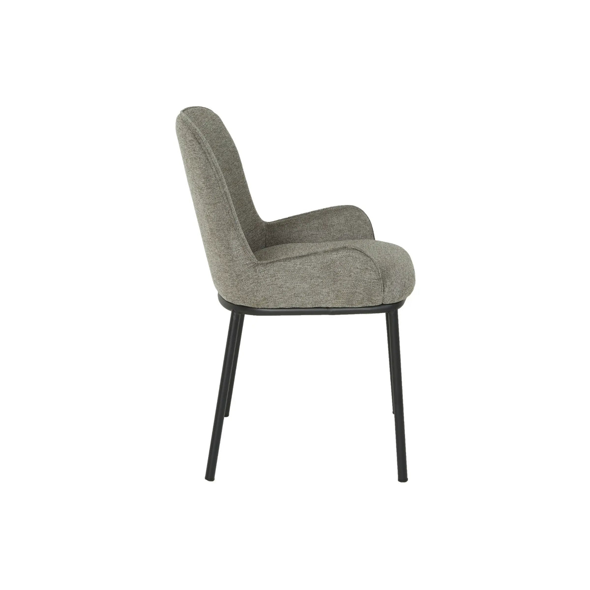 Holmen Whitney Matstol 53x58 cm, Grå