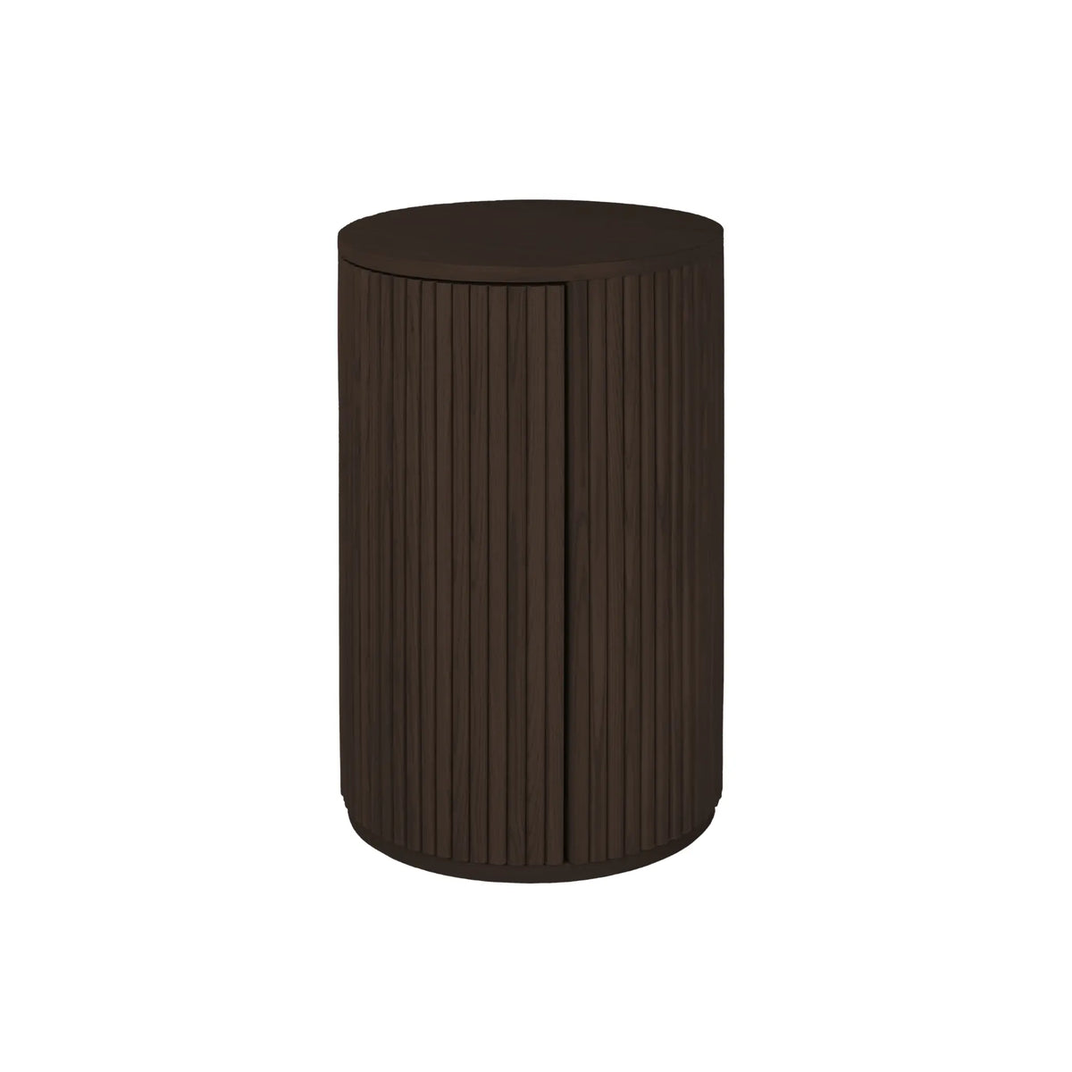 Holmen Tonga Sängbord Vänsterhängt Ø40 cm, Brun