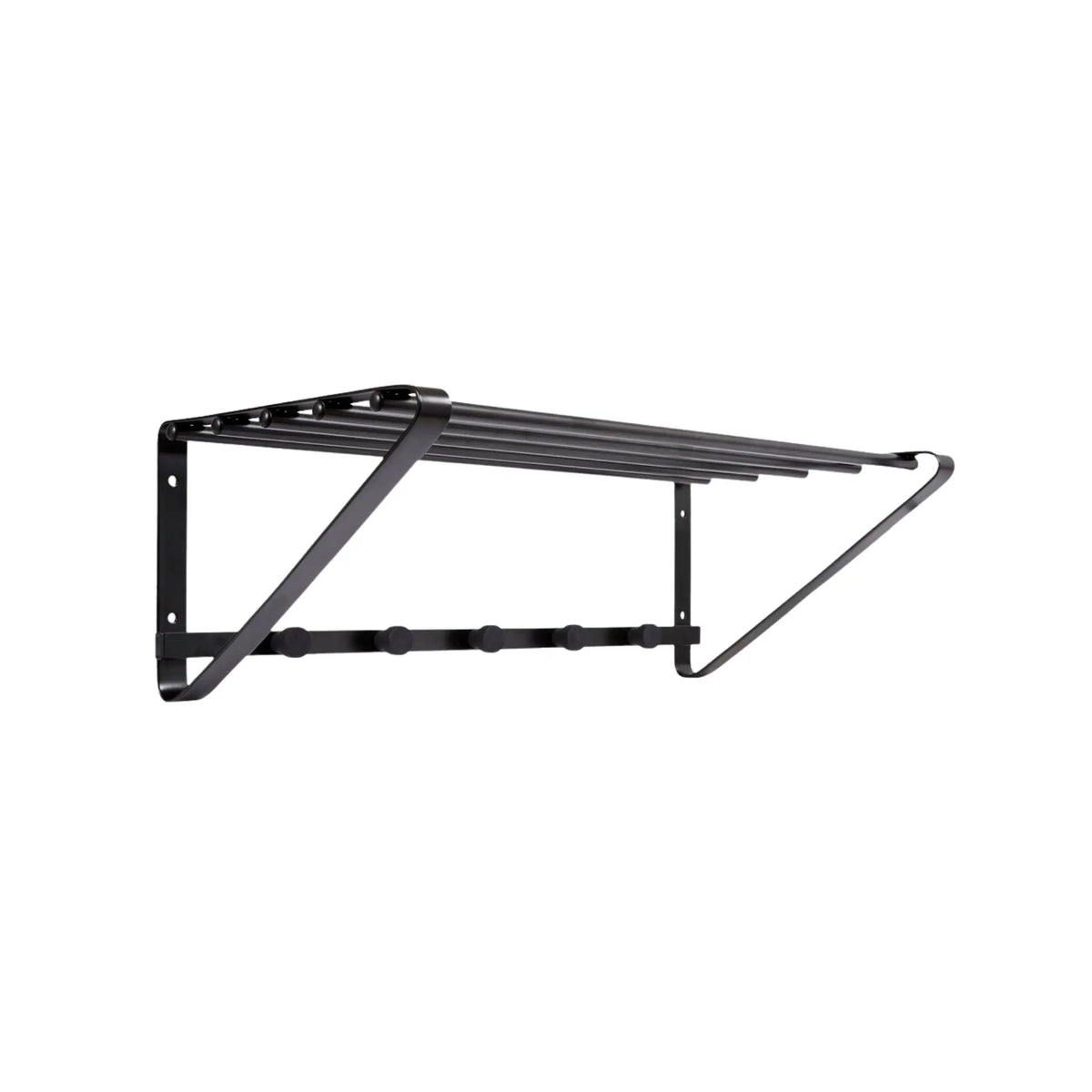 Holmen Stord Hatthylla 70x33 cm, Svart